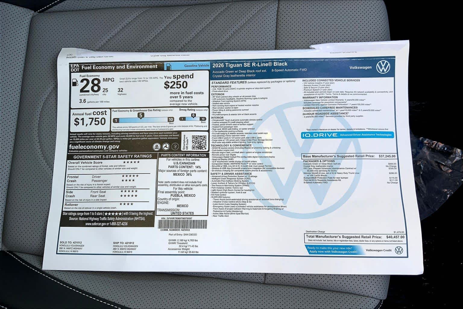 Thumbnail: 2026 Volkswagen Tiguan - 23