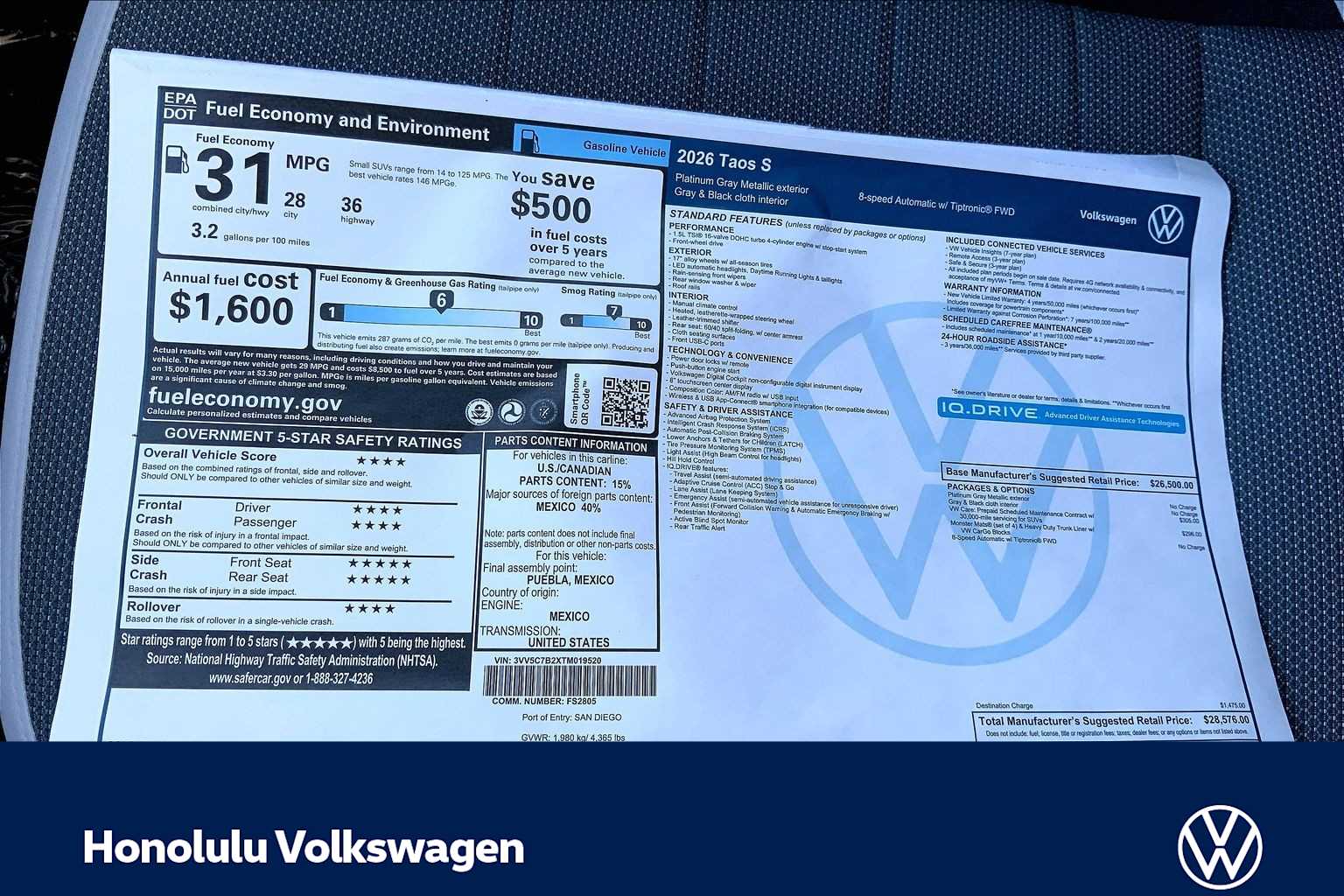 Thumbnail: 2026 Volkswagen Taos - 23