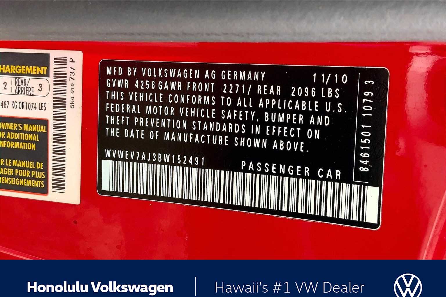 Thumbnail: 2011 Volkswagen Golf - 19