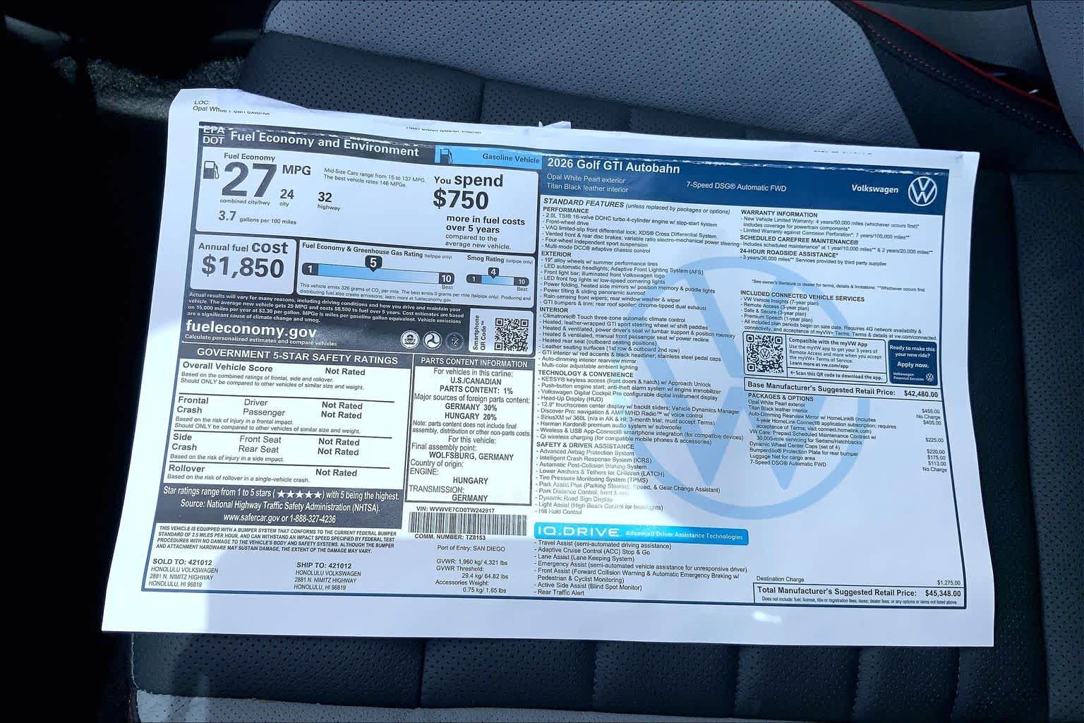 Thumbnail: 2026 Volkswagen Golf - 23