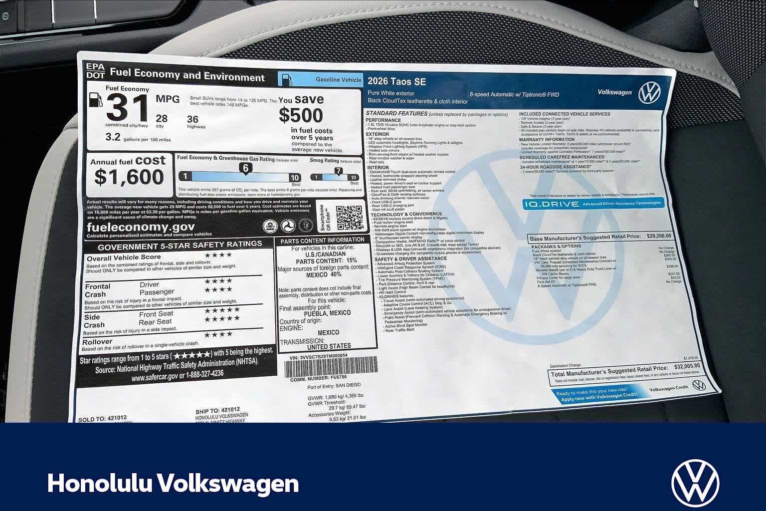 Thumbnail: 2026 Volkswagen Taos - 23