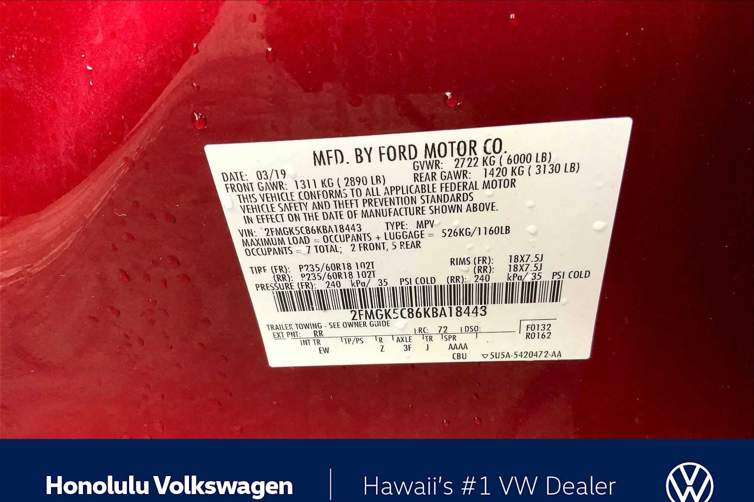 Thumbnail: 2019 Ford Flex - 19