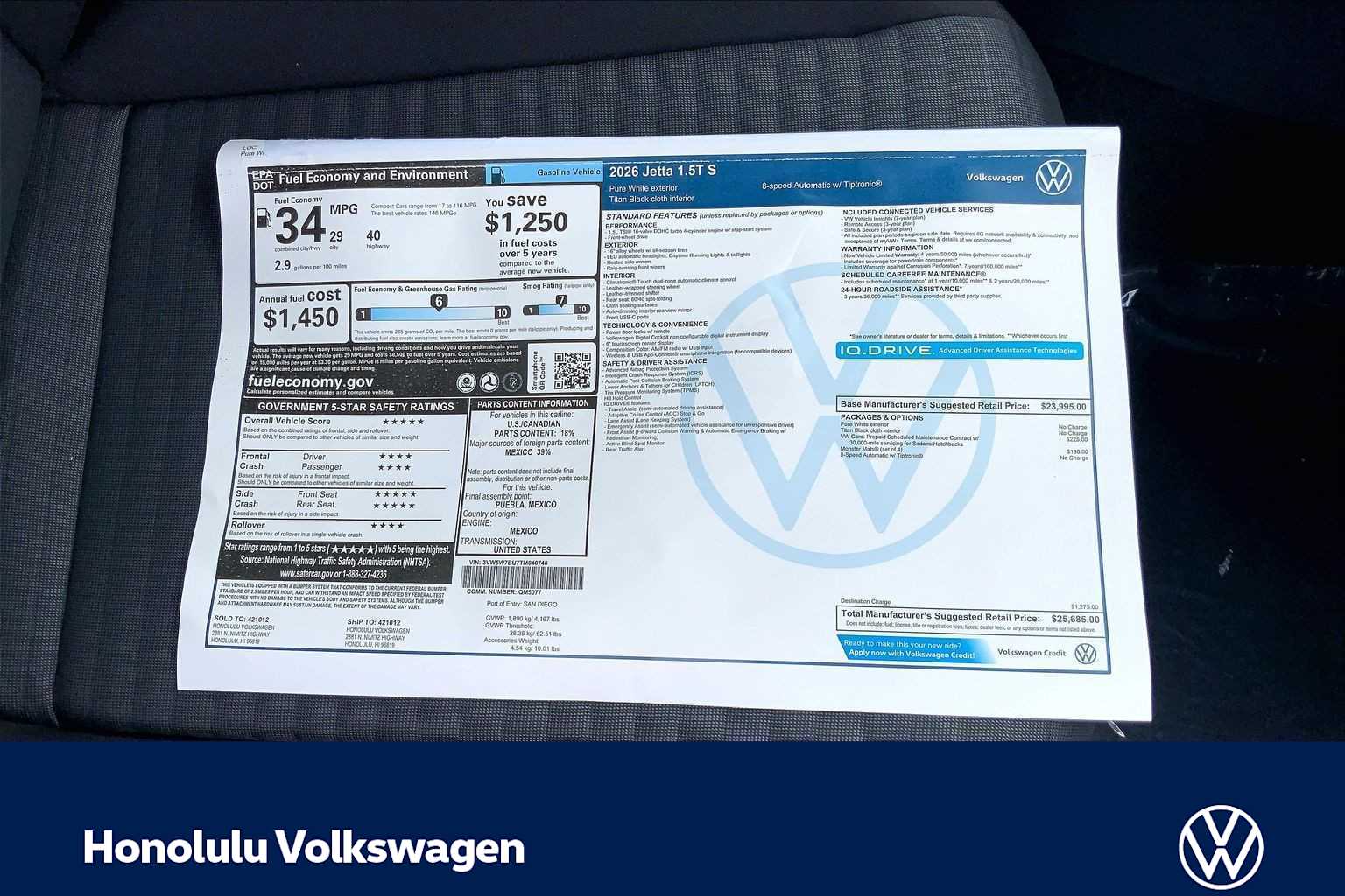 Thumbnail: 2026 Volkswagen Jetta - 23