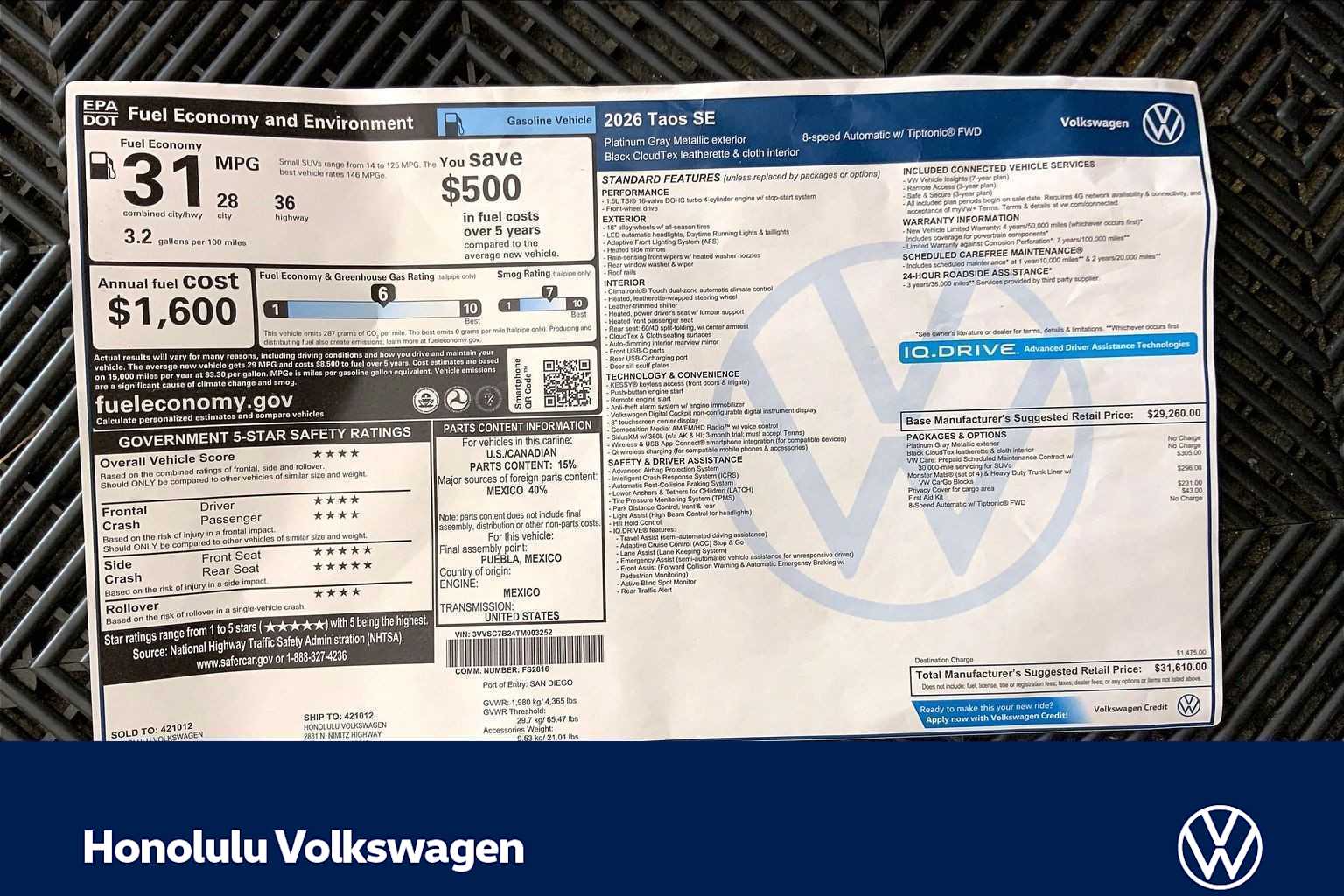 Thumbnail: 2026 Volkswagen Taos - 23