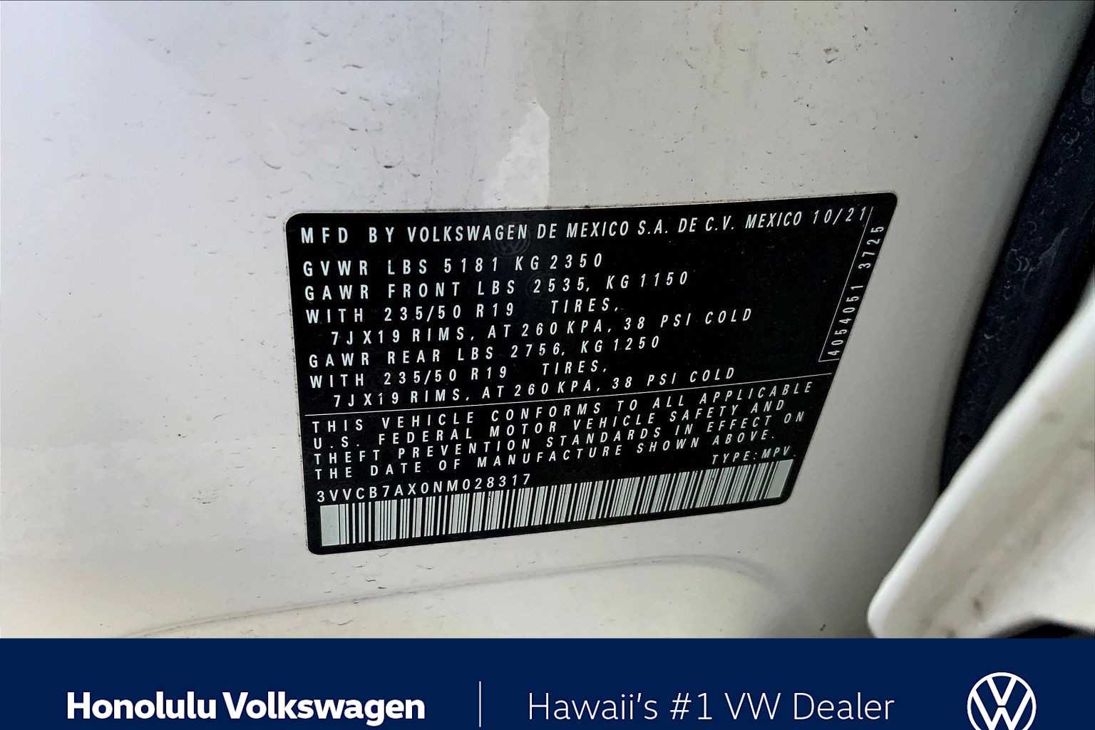 Thumbnail: 2022 Volkswagen Tiguan - 19