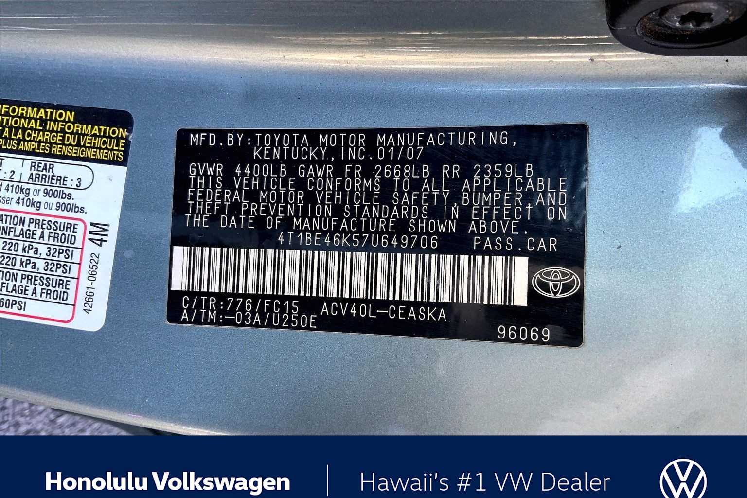 Thumbnail: 2007 Toyota Camry - 19