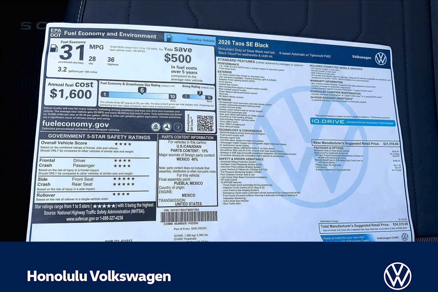 Thumbnail: 2026 Volkswagen Taos - 23