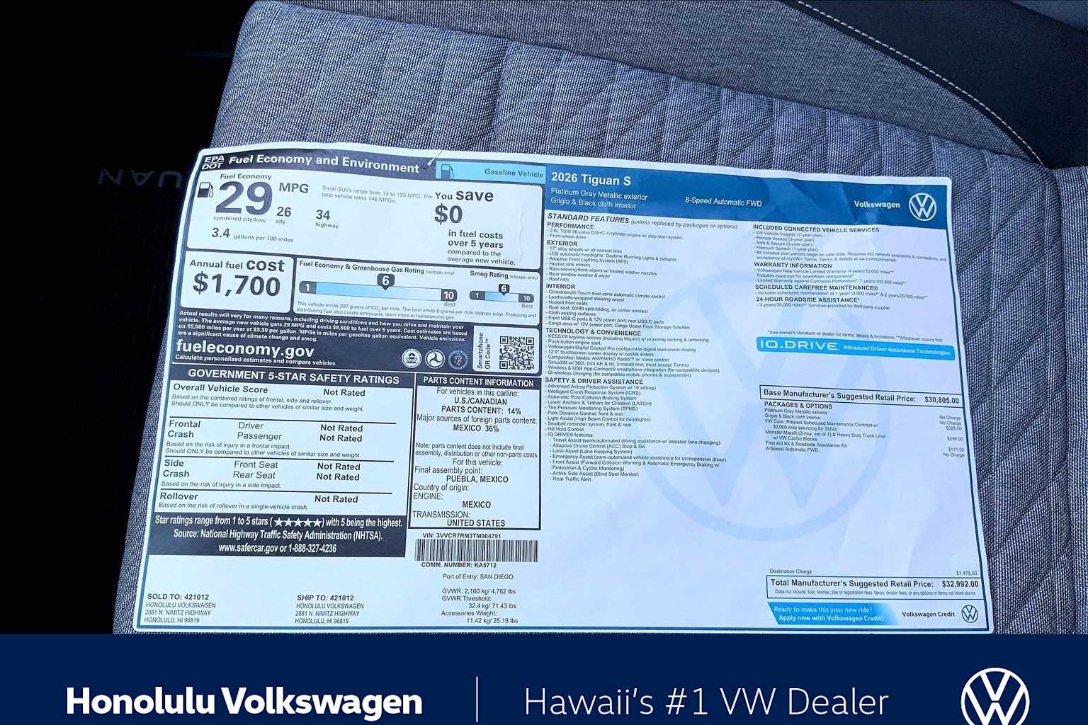 Thumbnail: 2026 Volkswagen Tiguan - 23