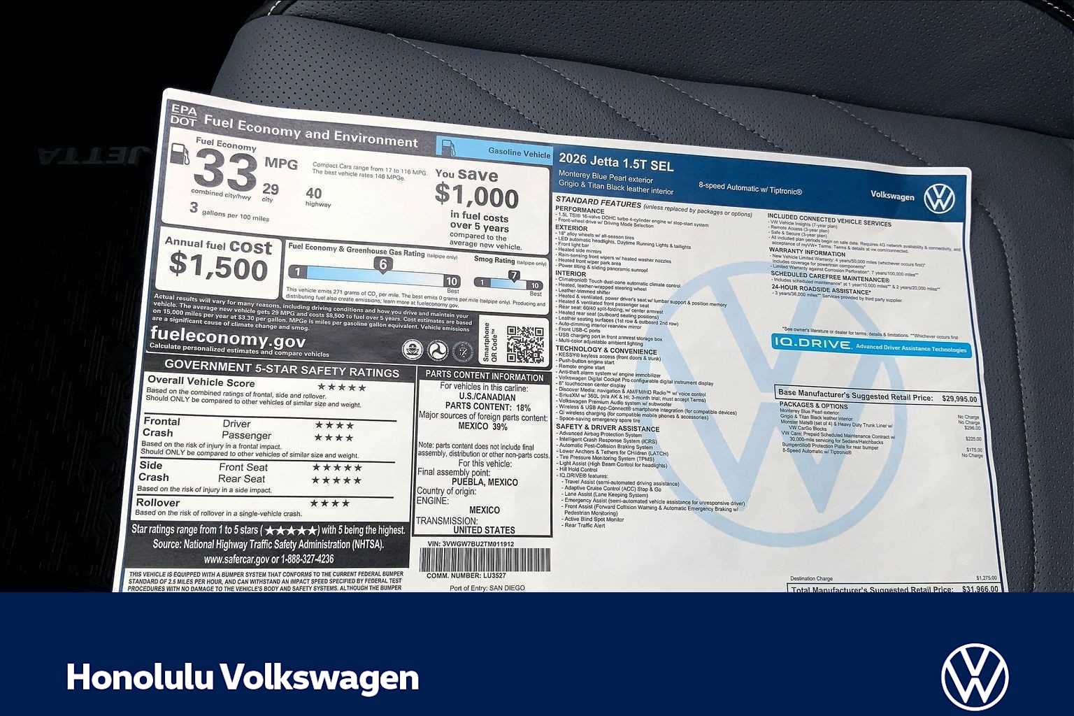 Thumbnail: 2026 Volkswagen Jetta - 23