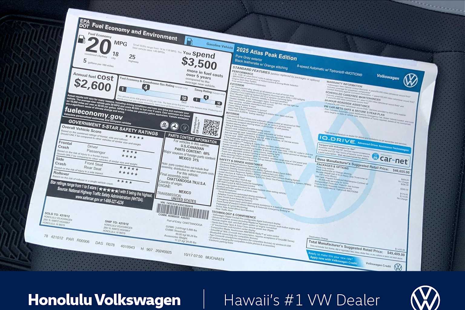 Thumbnail: 2025 Volkswagen Atlas - 25