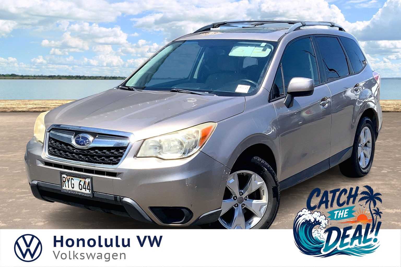 Used 2014 Subaru Forester i Premium with VIN JF2SJAEC3EH411725 for sale in Honolulu, HI