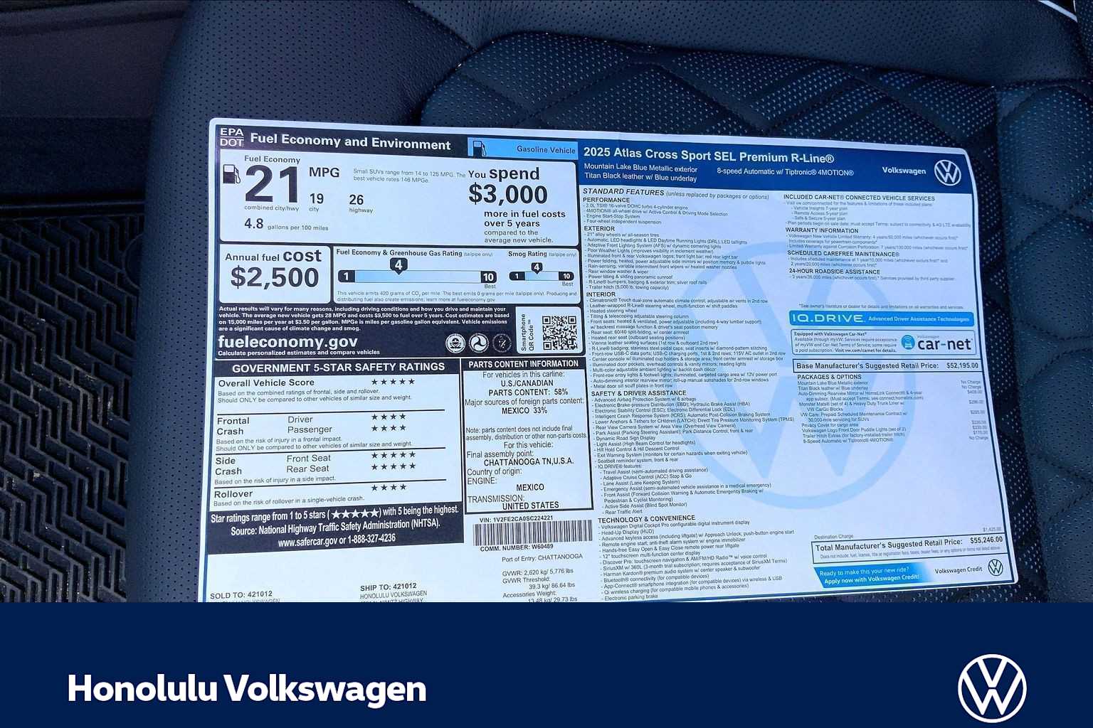 2025 Volkswagen Atlas Cross Sport SEL Premium R-LINE - Photo 23