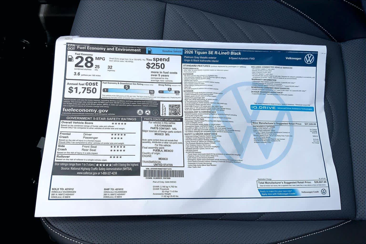 Thumbnail: 2026 Volkswagen Tiguan - 23