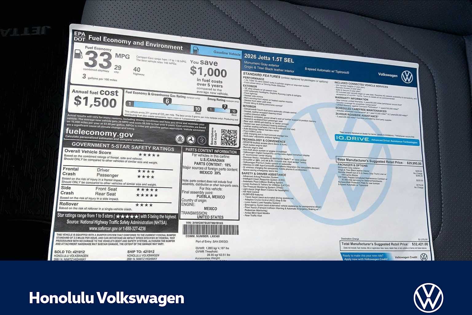 Thumbnail: 2026 Volkswagen Jetta - 23