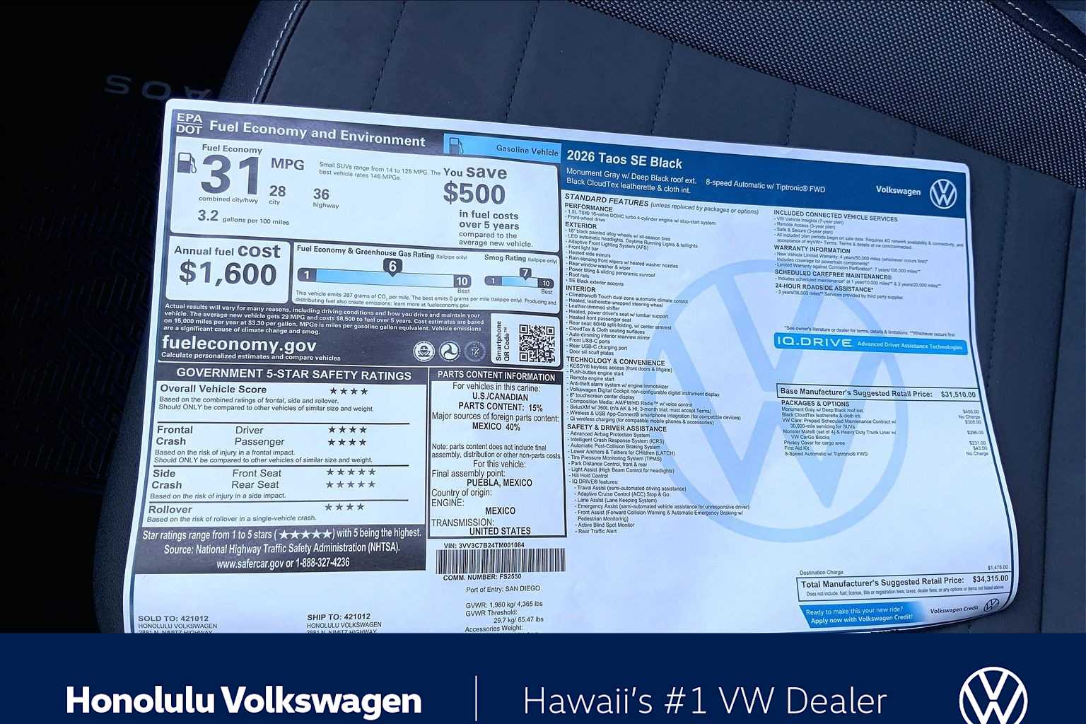 Thumbnail: 2026 Volkswagen Taos - 23