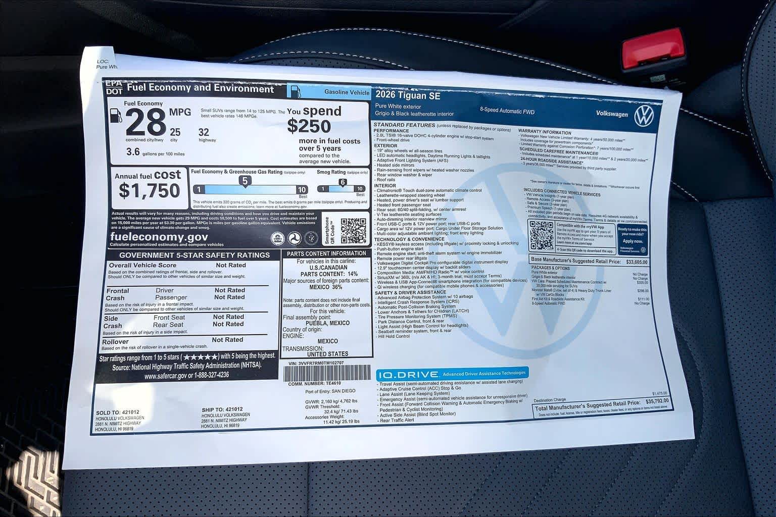 Thumbnail: 2026 Volkswagen Tiguan - 23