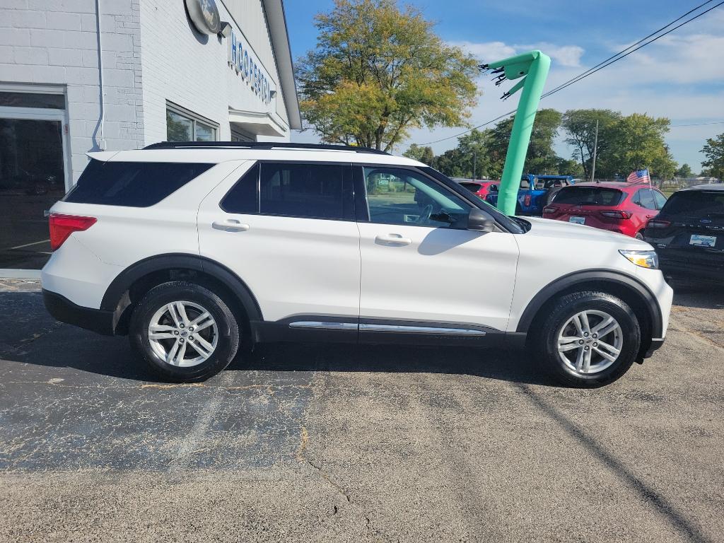 Used 2021 Ford Explorer XLT with VIN 1FMSK8DH6MGC02593 for sale in Hoopeston, IL