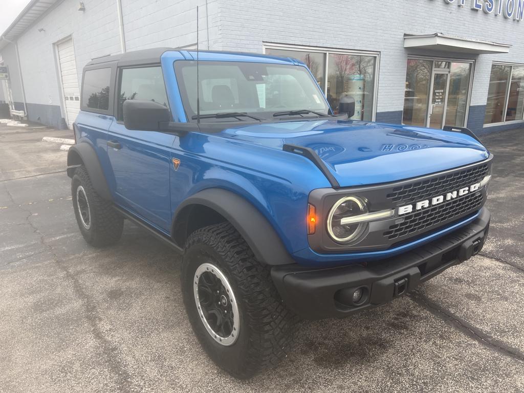 Used 2022 Ford Bronco 2-Door Badlands with VIN 1FMDE5CH8NLB81481 for sale in Hoopeston, IL