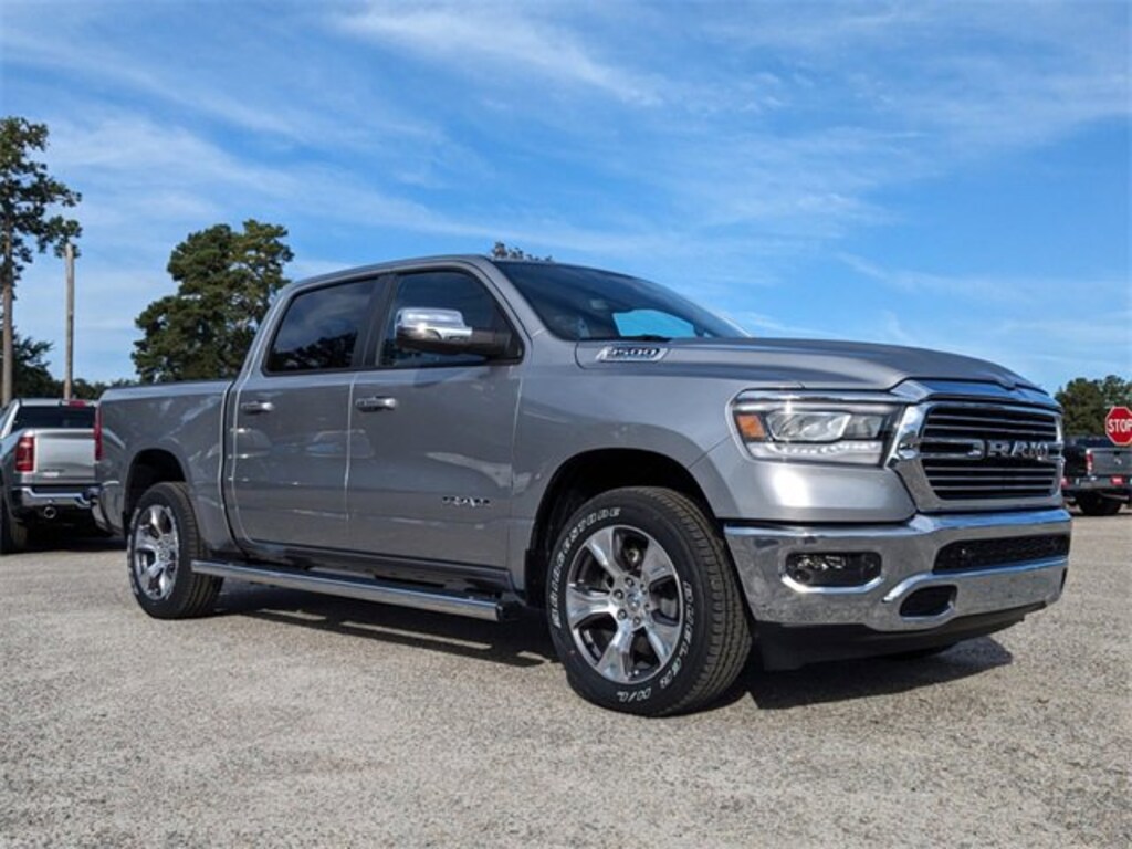 New Billet Silver Metallic Clearcoat 2024 Ram 1500 Laramie For Sale
