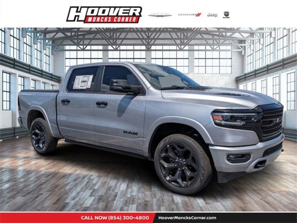 New Billet Silver Metallic Clearcoat 2024 Ram 1500 Limited For Sale