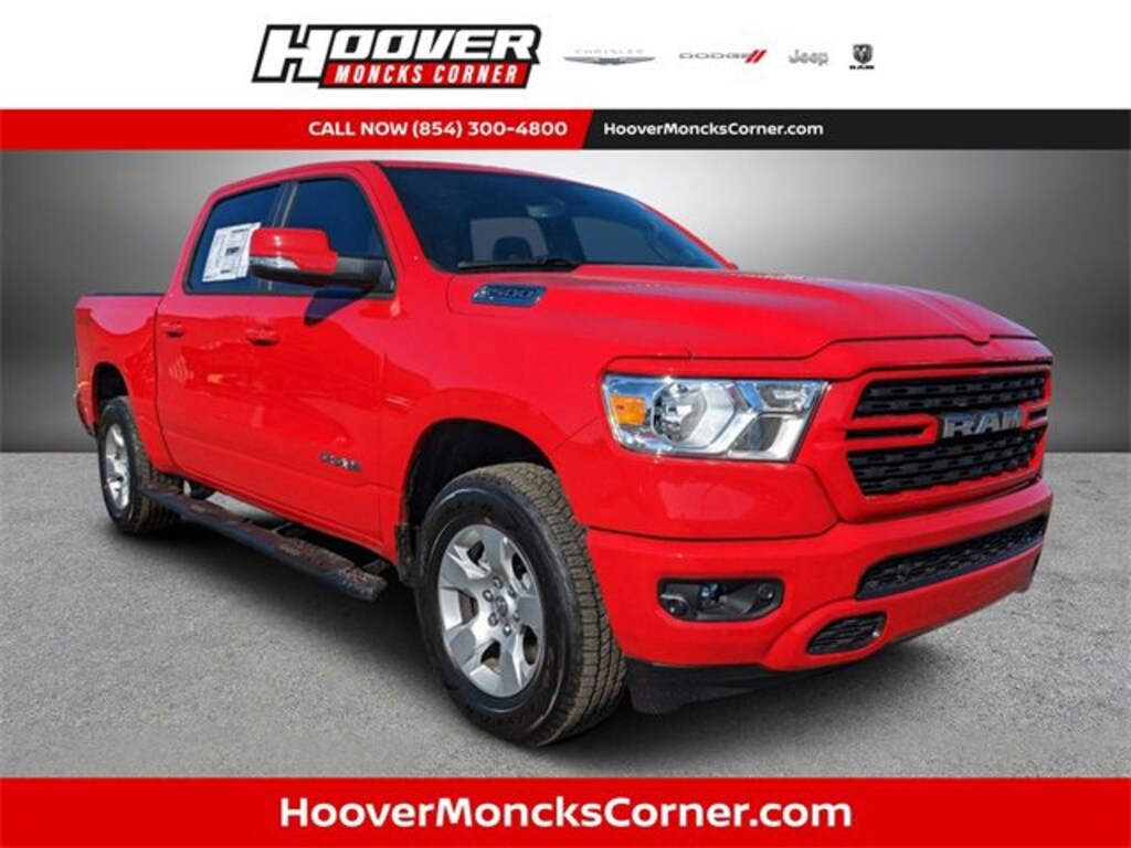 New Flame Red Clearcoat 2022 Ram 1500 Big Horn For Sale Moncks Corner