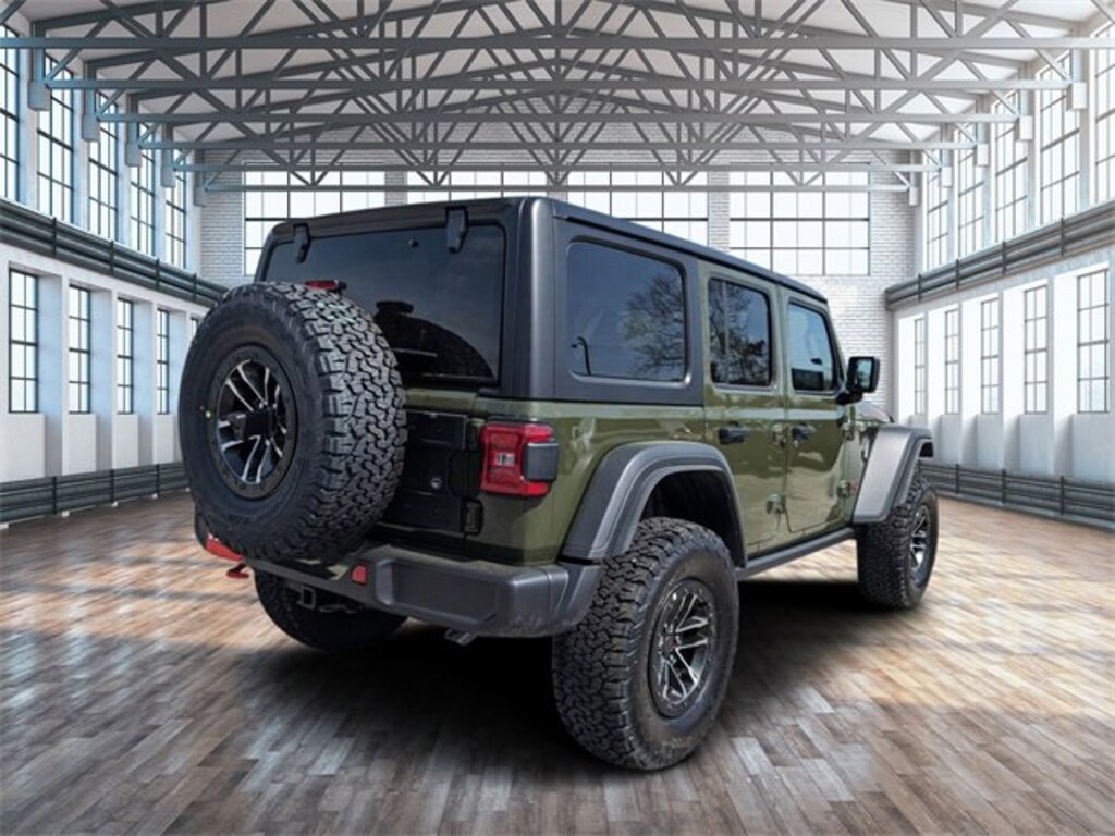 New Sarge Green Clearcoat 2024 Jeep Wrangler Rubicon For Sale Moncks