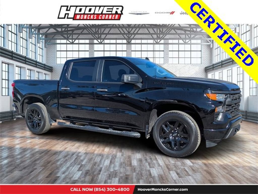 Used 2024 Chevrolet Silverado 1500 Custom Truck Crew Cab