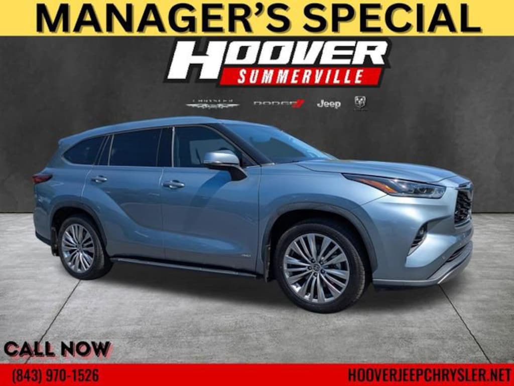 Used 2022 Toyota Highlander Hybrid Platinum SUV