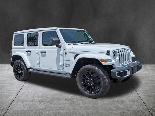 Used 2022 Jeep Wrangler Unlimited Sahara 4XE with VIN 1C4JJXP60NW102908 for sale in Summerville, SC