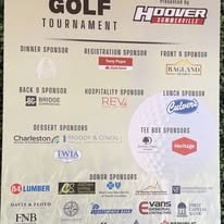 Golf Tournament sponsor board