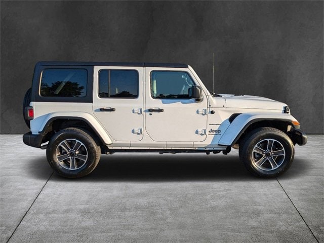 Used 2023 Jeep Wrangler 4-Door Sahara with VIN 1C4HJXEN9PW599856 for sale in Summerville, SC