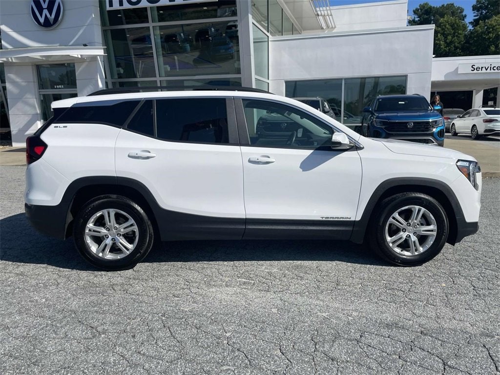 Used 2022 GMC Terrain SLE with VIN 3GKALMEVXNL217593 for sale in Lithia Springs, GA