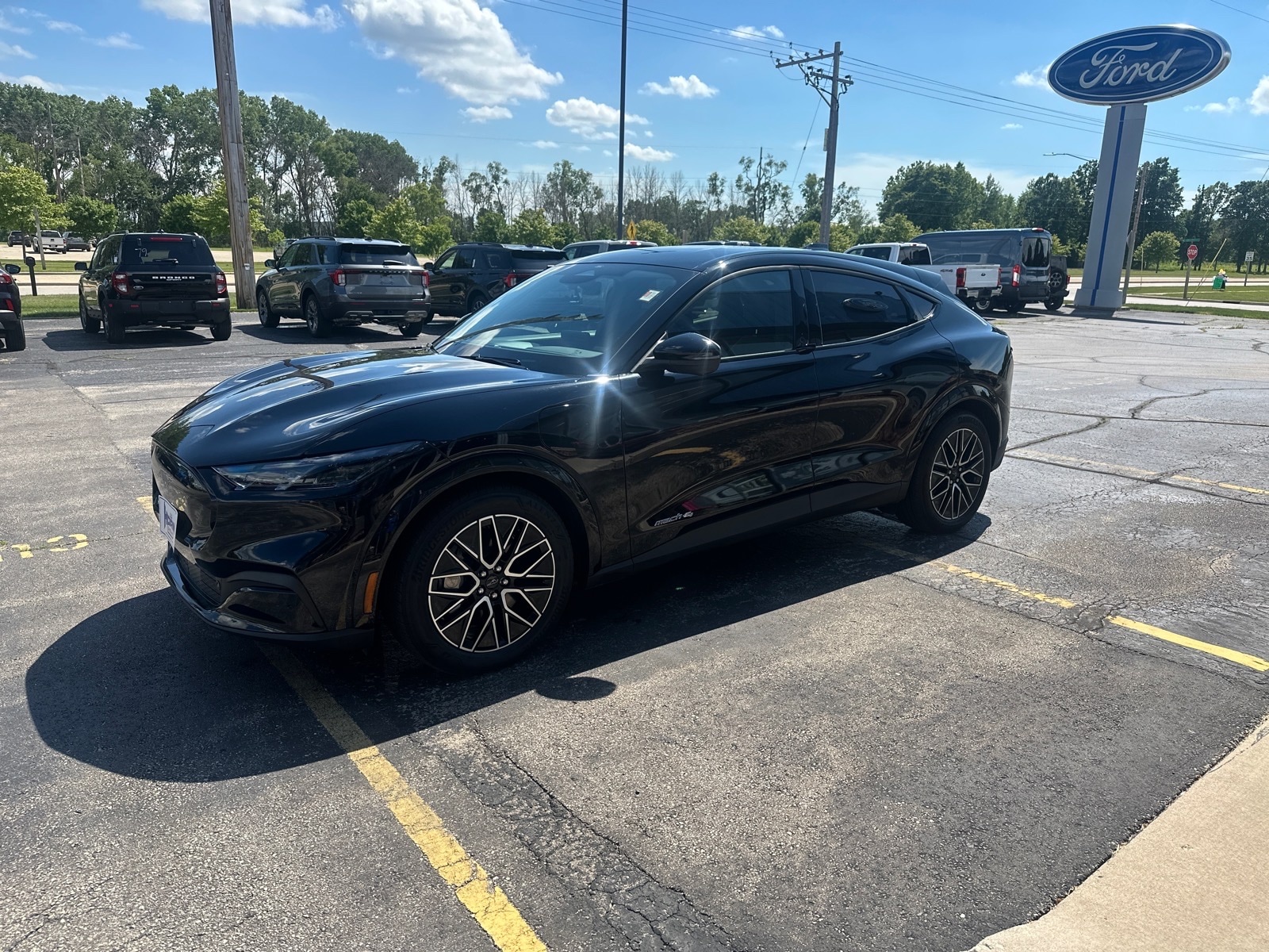 Used 2025 Ford Mustang Mach-E Premium AWD with VIN 3FMTK3SU1SMA05860 for sale in Brillion, WI