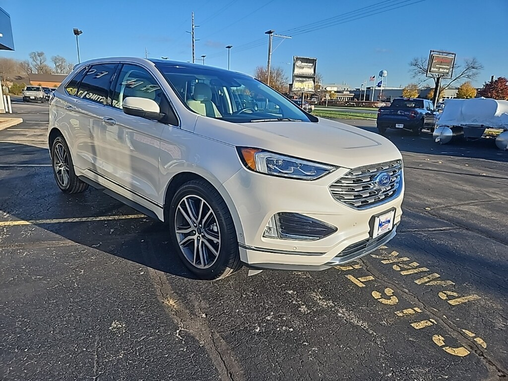 Used 2019 Ford Edge Titanium with VIN 2FMPK3K94KBB67240 for sale in Brillion, WI