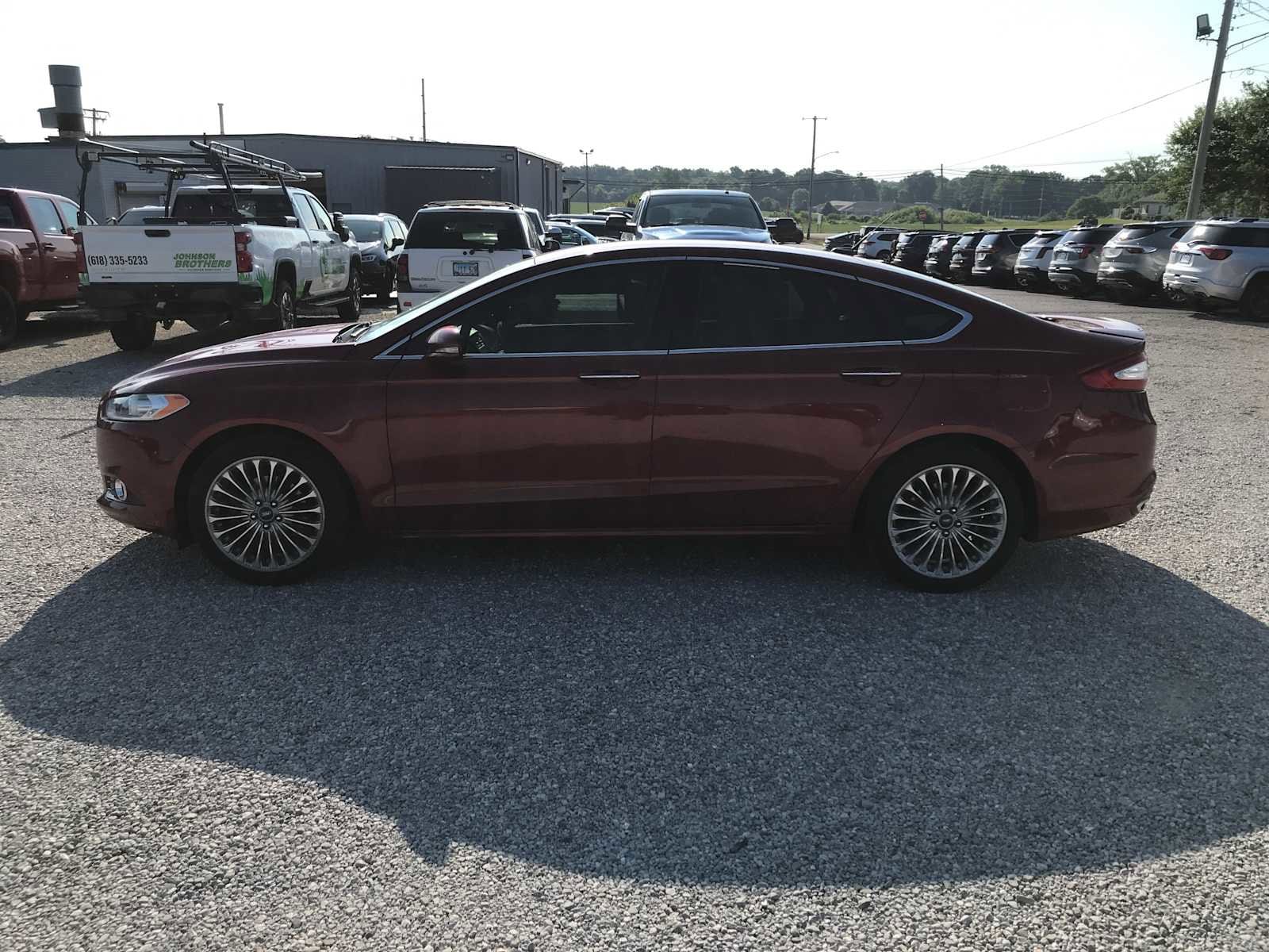 Used 2016 Ford Fusion Titanium with VIN 3FA6P0K92GR391346 for sale in Vandalia, IL