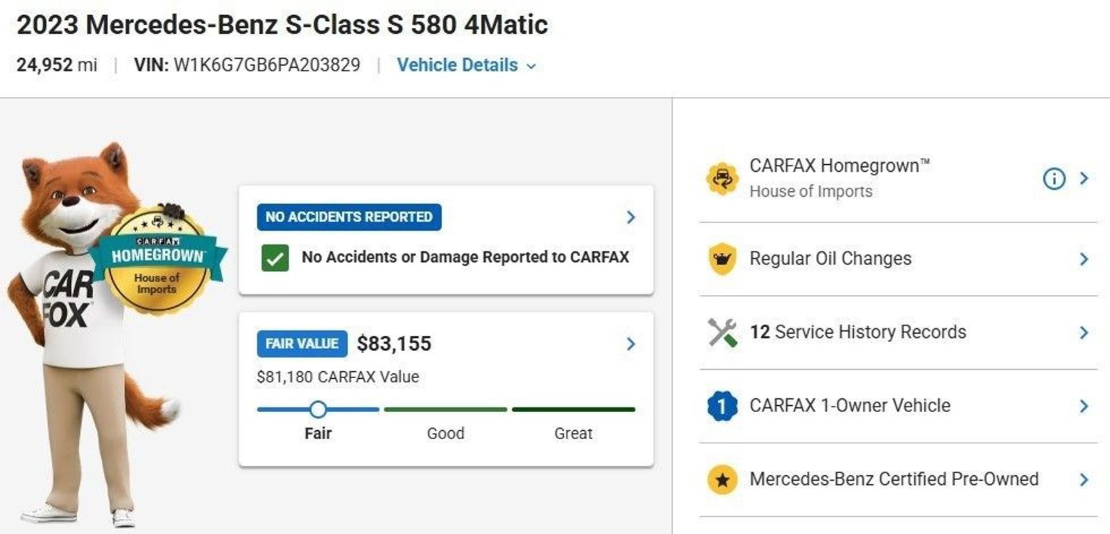 Used 2023 Mercedes-Benz S-Class S 580 Sedan