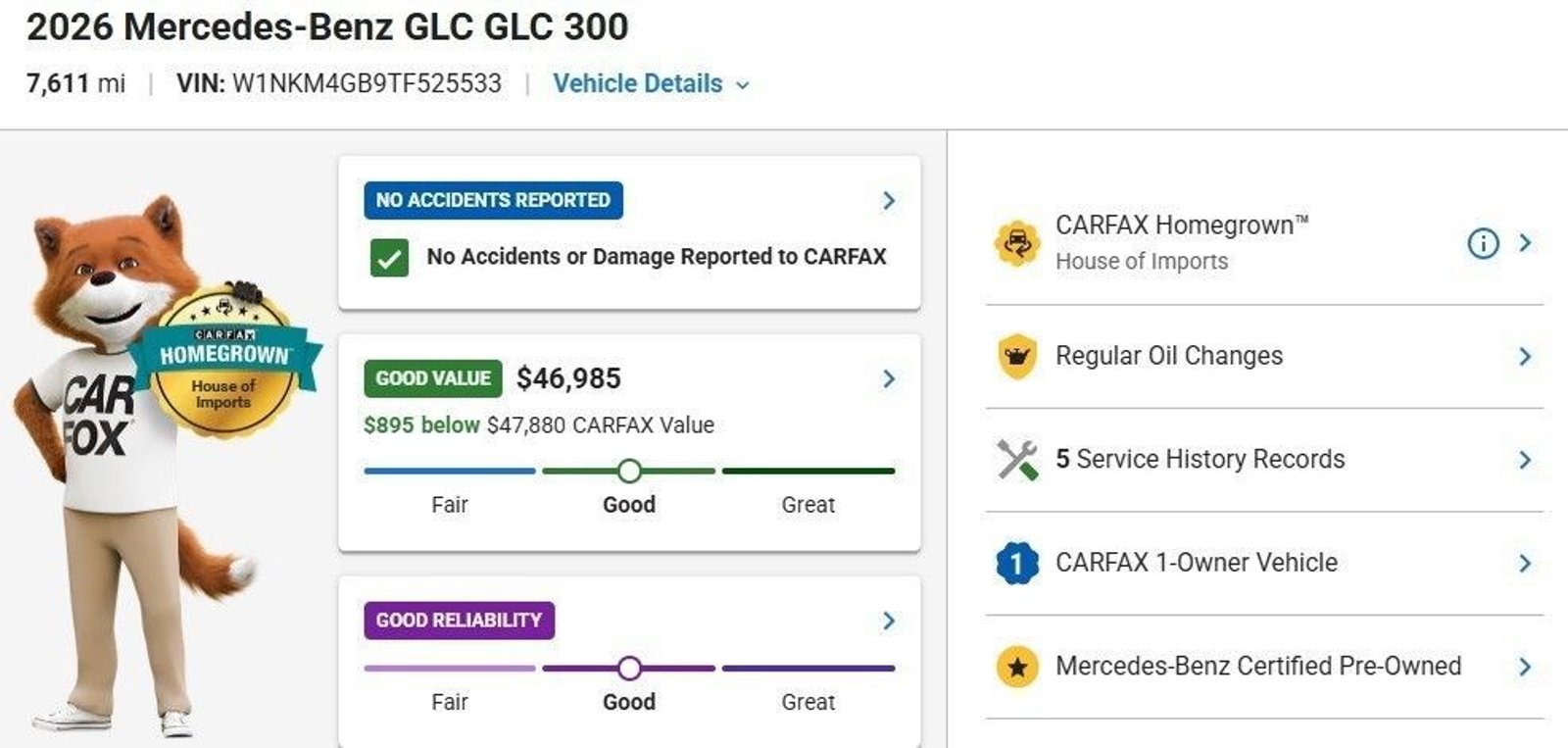 Certified 2026 Mercedes-Benz GLC SUV