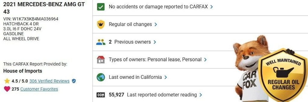 Certified 2021 Mercedes-Benz AMG GT 4MATIC Coupe