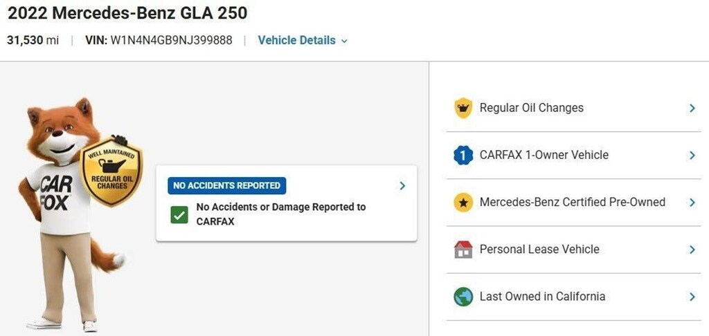 Certified 2022 Mercedes-Benz GLA SUV