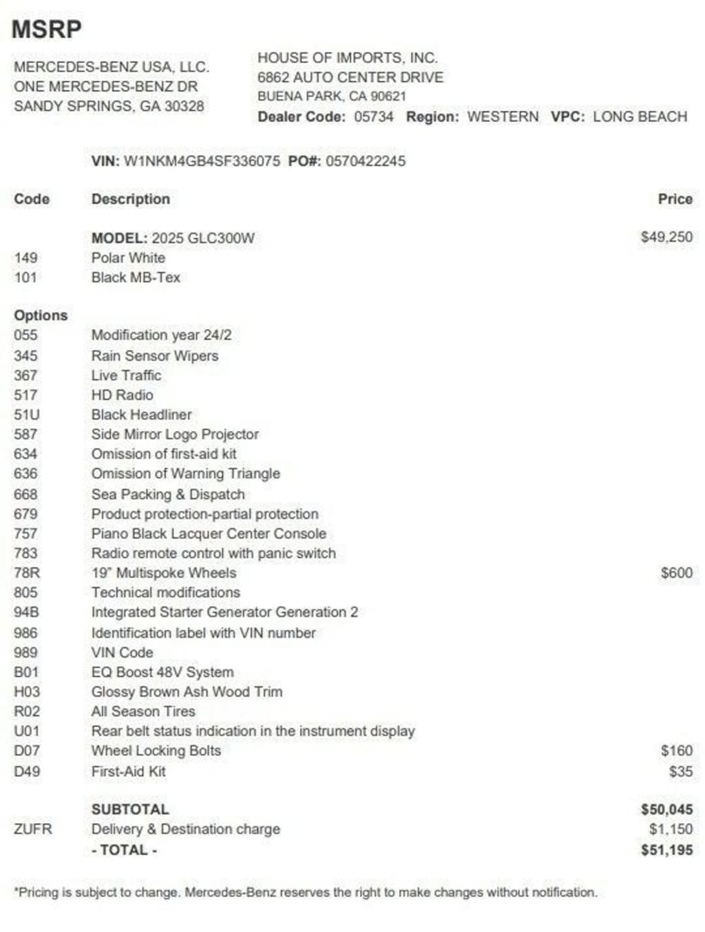 Certified 2025 Mercedes-Benz GLC SUV