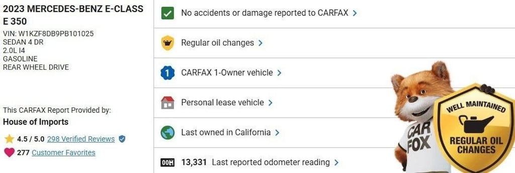 Certified 2023 Mercedes-Benz E-Class E 350 Sedan