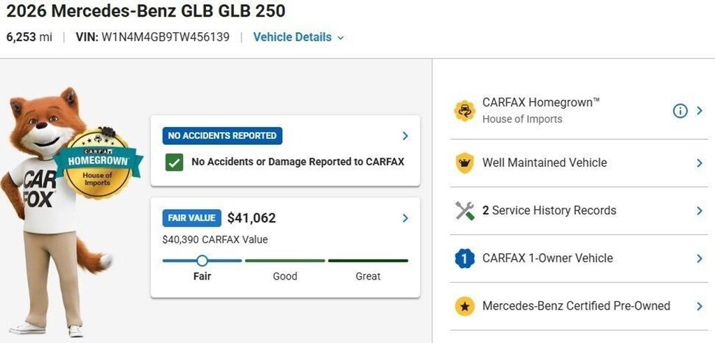 Used 2026 Mercedes-Benz GLB SUV