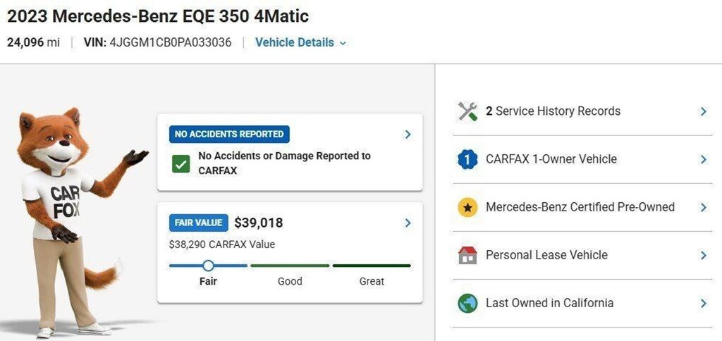 Certified 2023 Mercedes-Benz EQE SUV