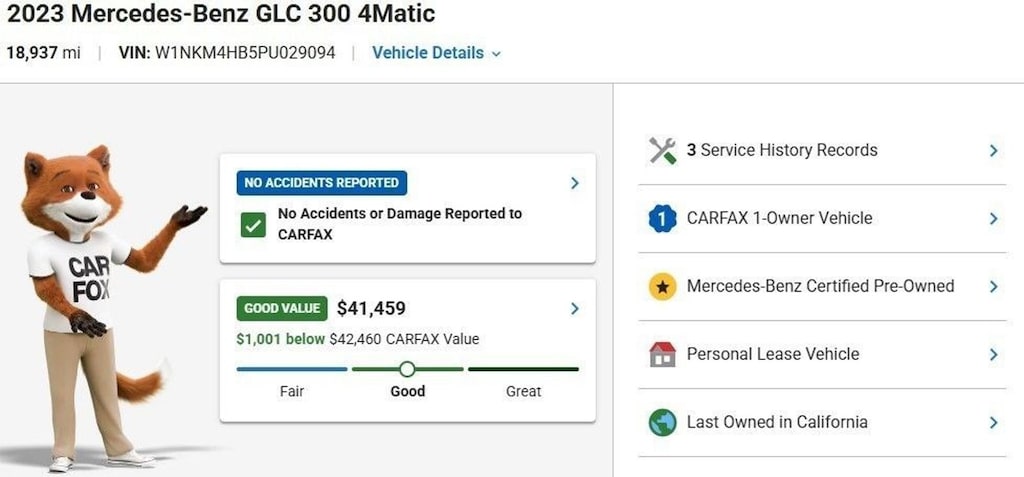 Certified 2023 Mercedes-Benz GLC 4MATIC SUV