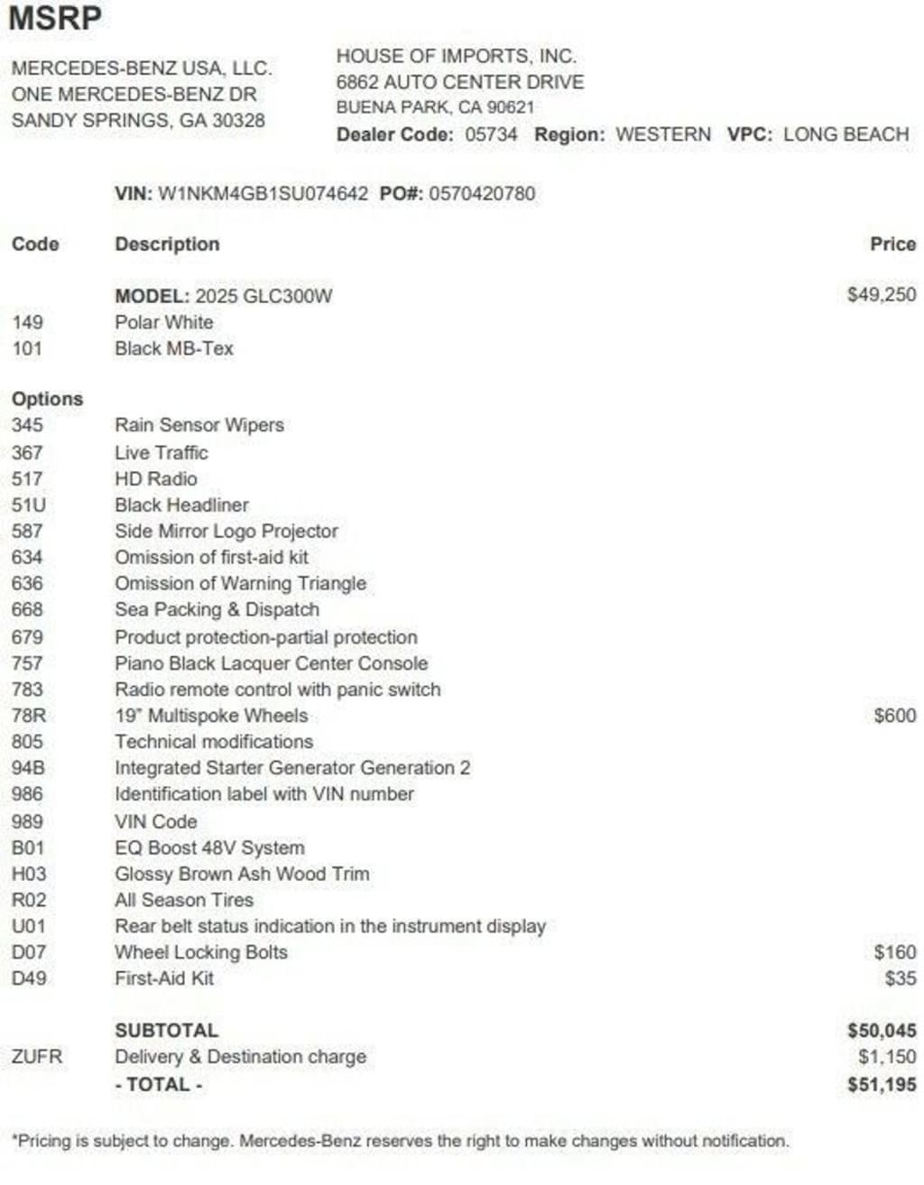 Certified 2025 Mercedes-Benz GLC SUV