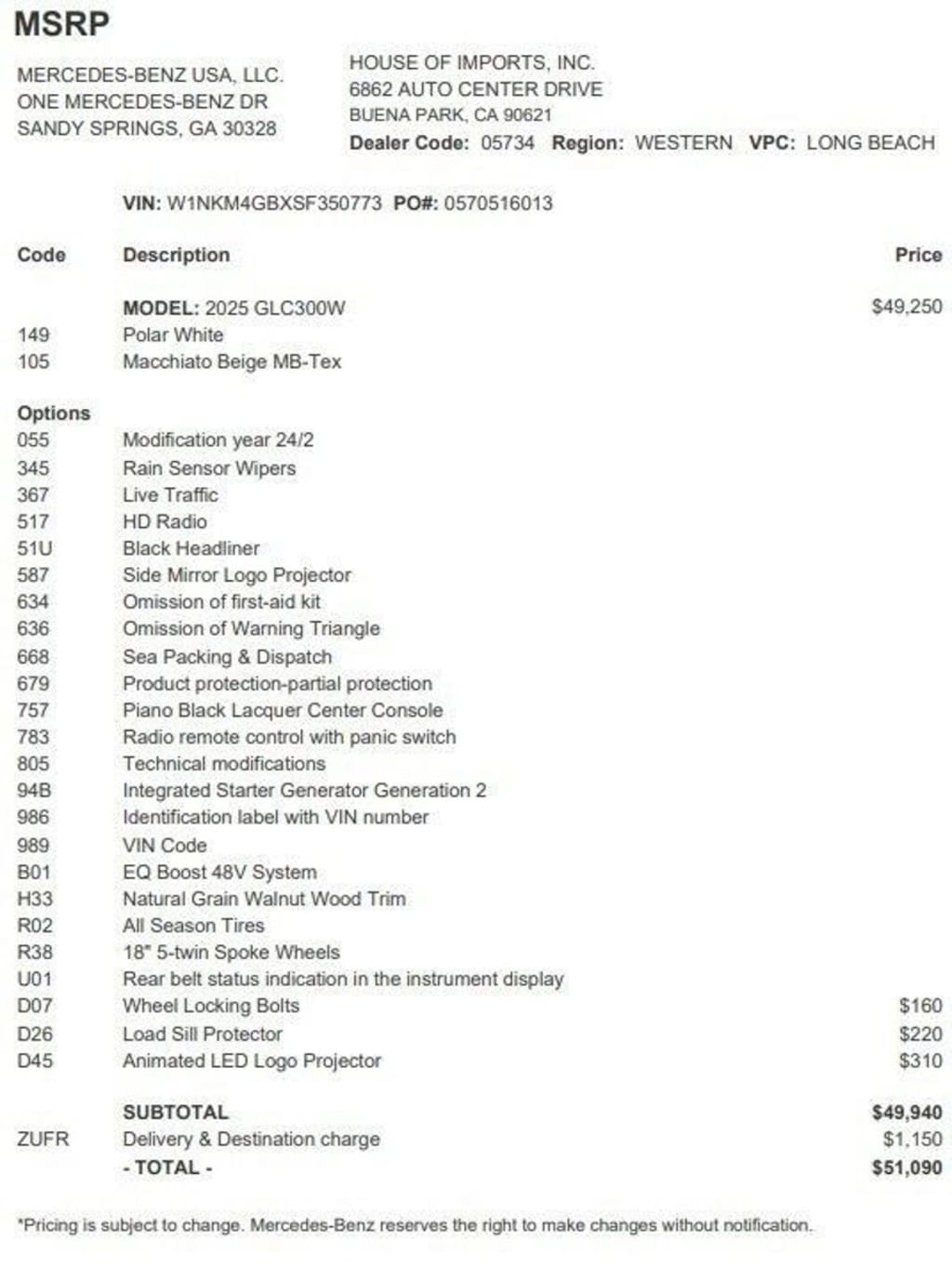 Certified 2025 Mercedes-Benz GLC SUV
