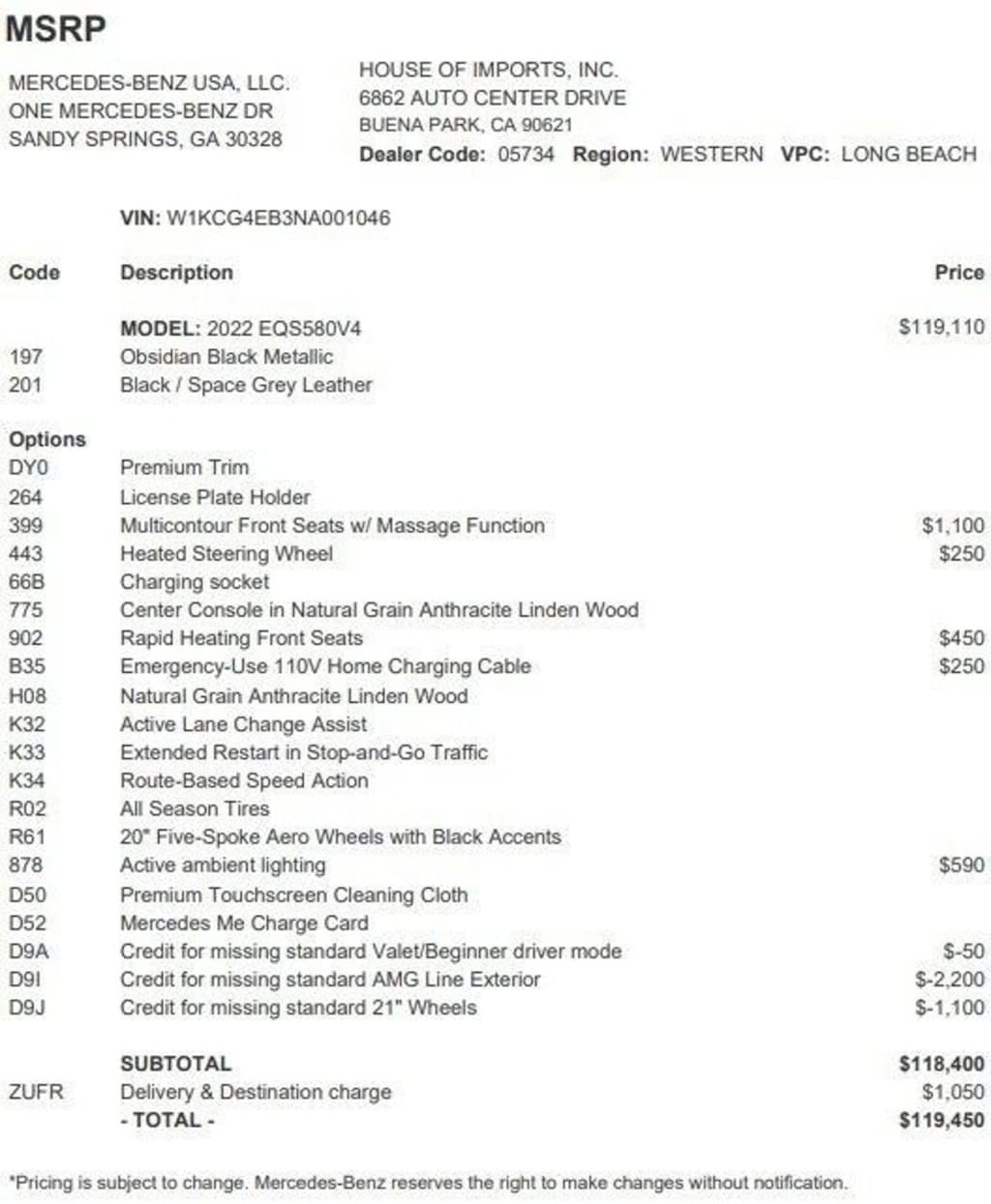 Certified 2022 Mercedes-Benz EQS 4MATIC Sedan
