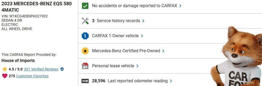 Certified 2023 Mercedes-Benz EQS 4MATIC Sedan