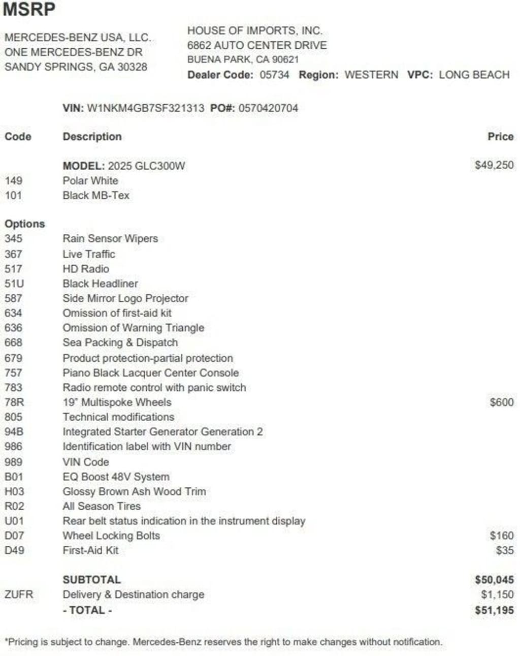 Certified 2025 Mercedes-Benz GLC SUV