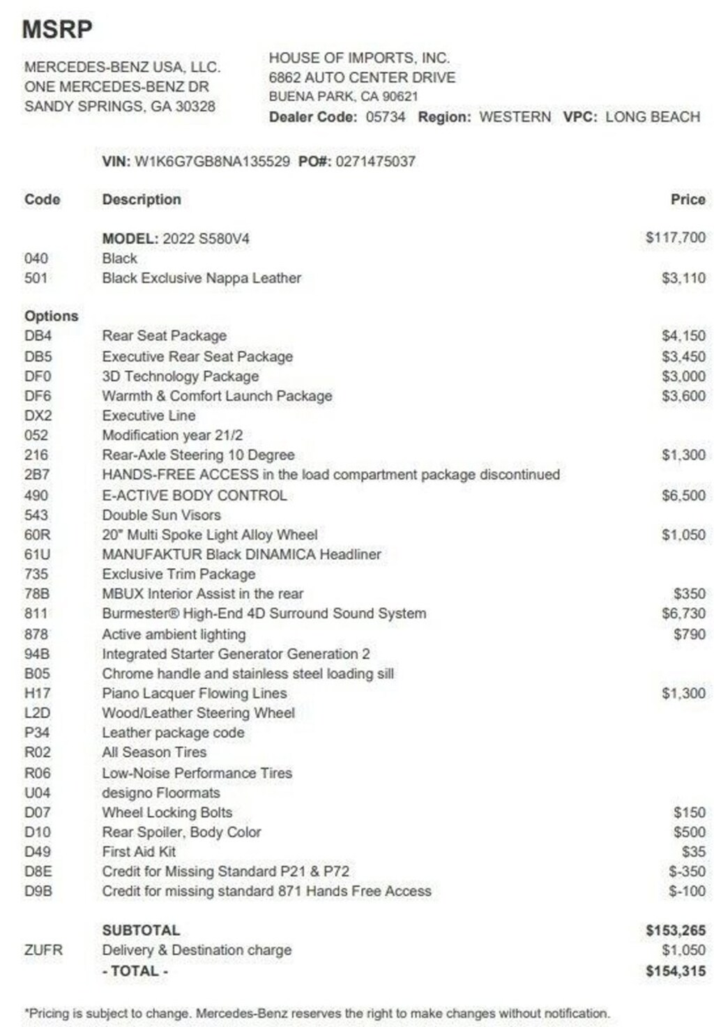 Certified 2022 Mercedes-Benz EQS  Sedan